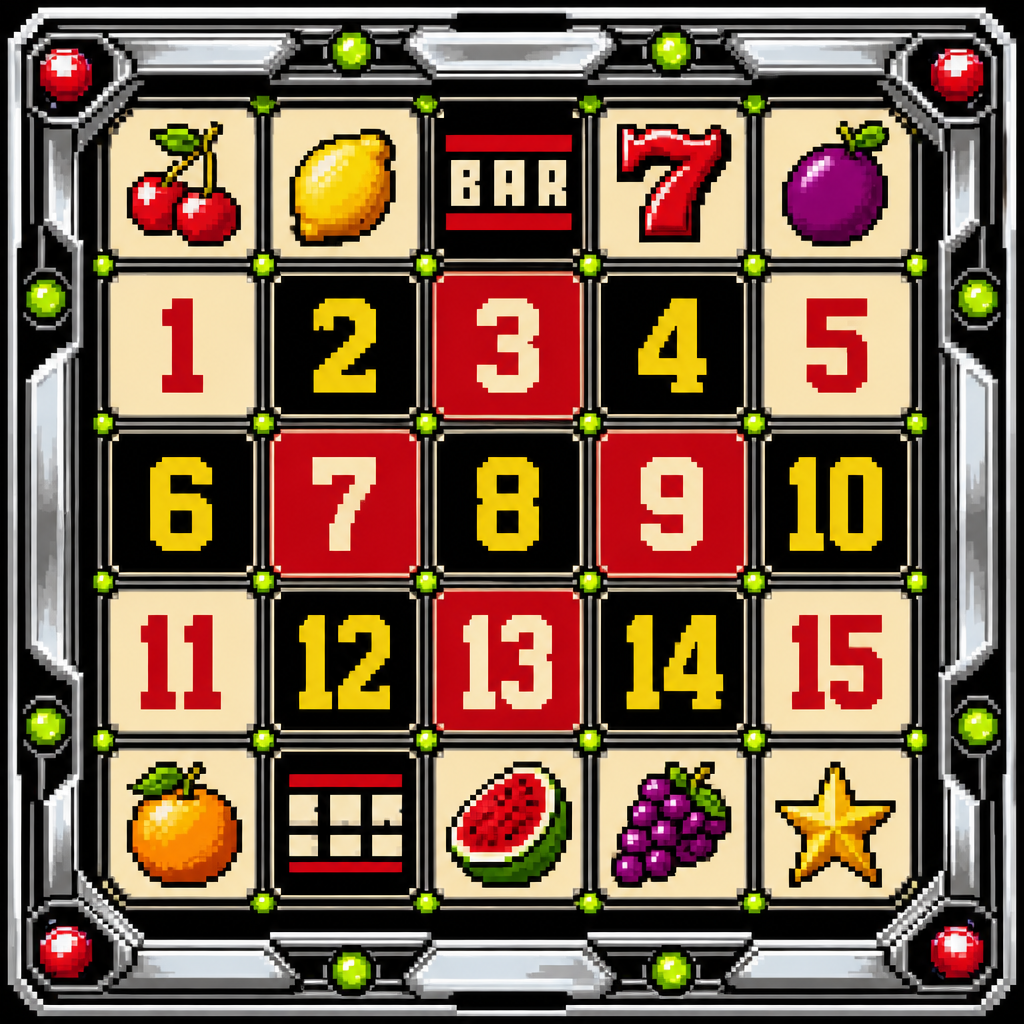 Fruit Barrel Pick pixel art tile — Classic Fruit Machine theme